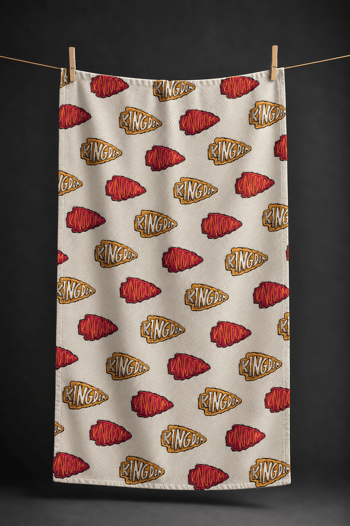 Kingdom Arrows Tan Kitchen Towel