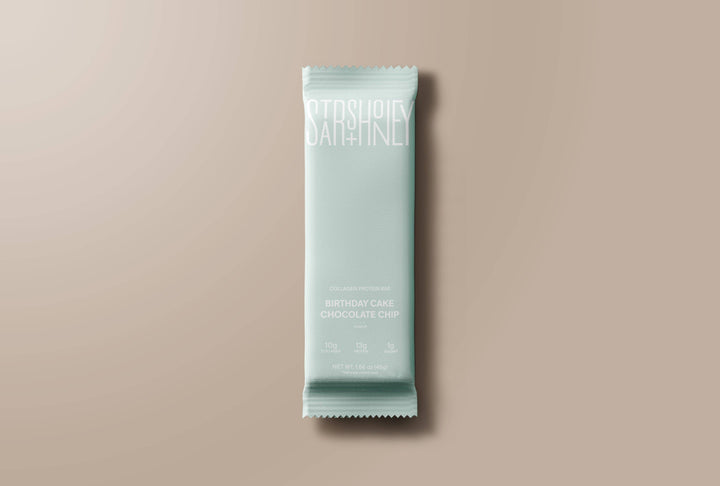 Birthday Cake Chocolate Chip Protein Bar