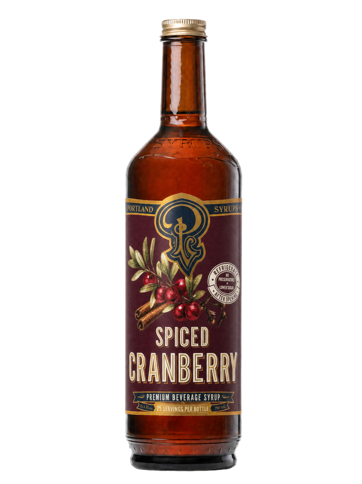 Spiced Cranberry Cocktail/Mocktail Syrup 750ml