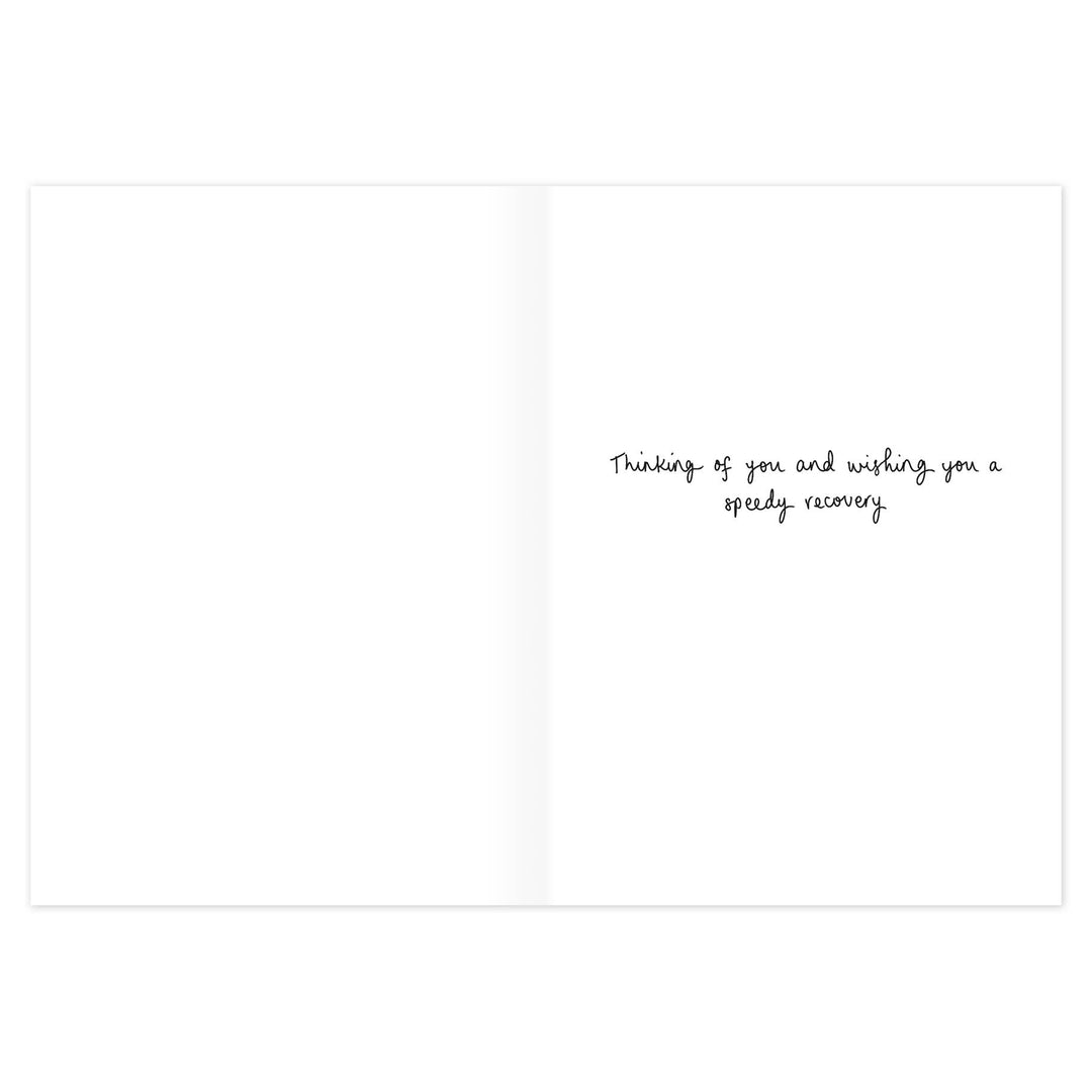 Dog & Bunny Get Well Card