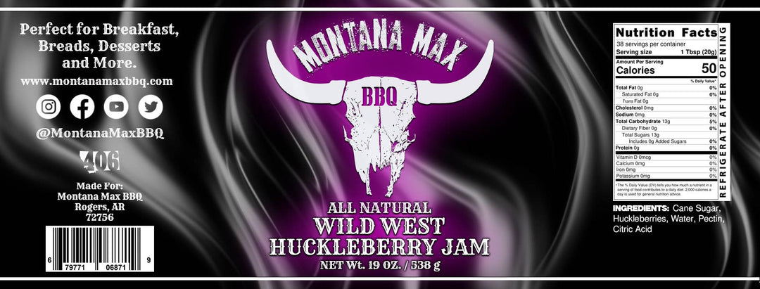 Wild West Huckleberry Jam