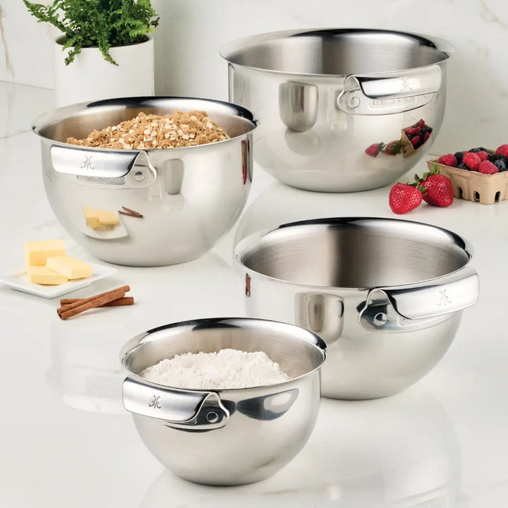 Provisions: 4-Piece Stainless Steel Mixing Bowl Set