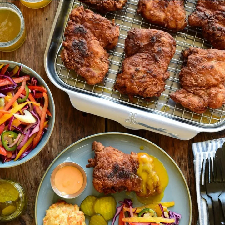 Provisions Ovenbond: Tri-ply Medium Sheet Pan with Rack