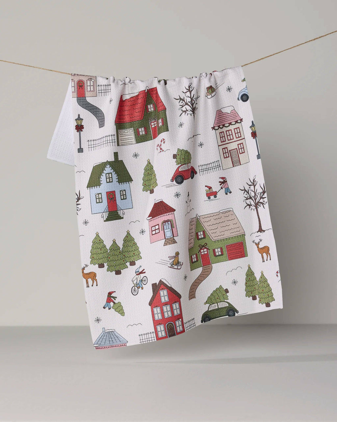 Winter Village Tea Towel - Holiday 2026