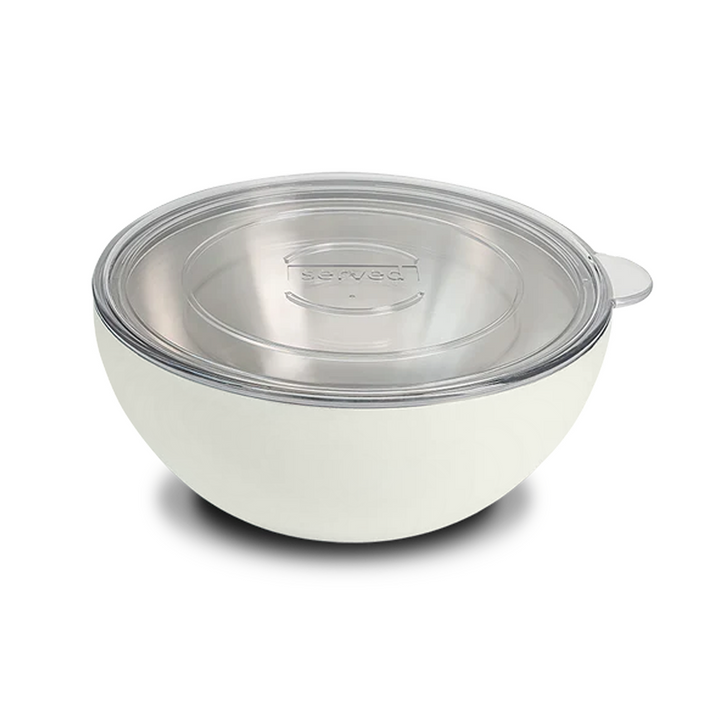 Garden Party Go-To: Vacuum-Insulated Serving Bowl in Bone