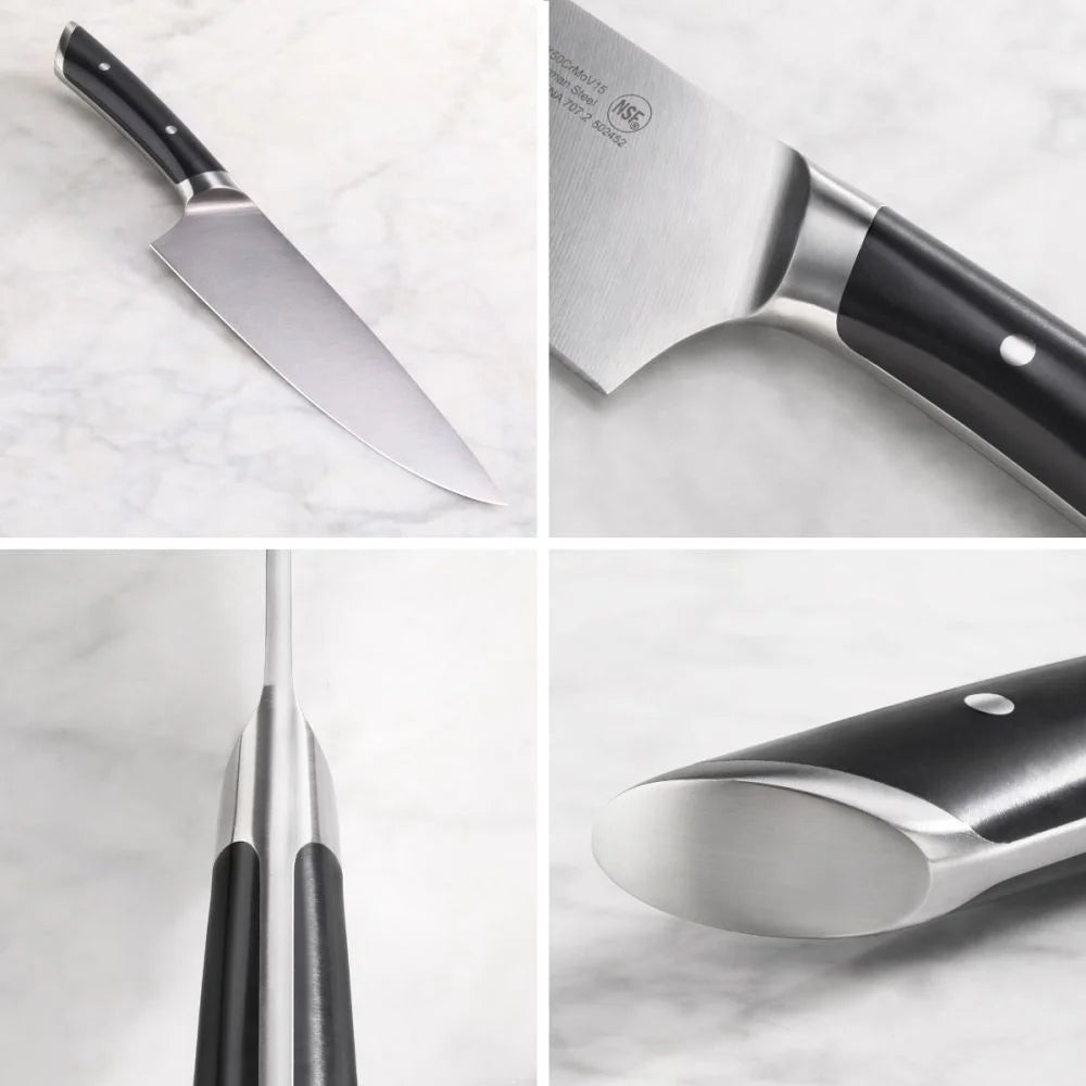 Cangshan Cutlery Helena Black Series 8-Piece Knife Block Set