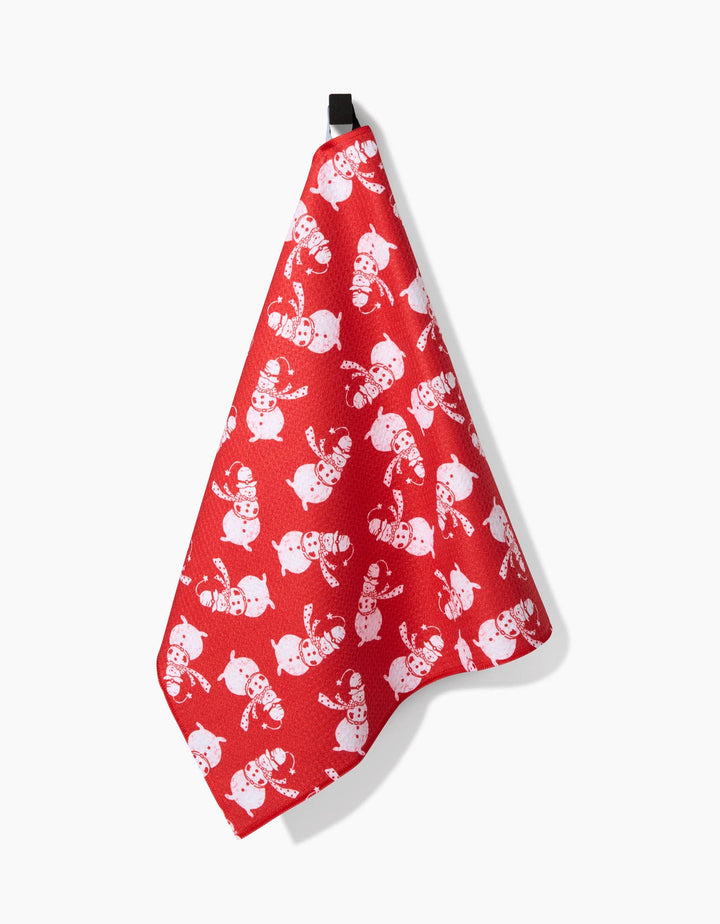 Smiley Frosty Kitchen Tea Towel