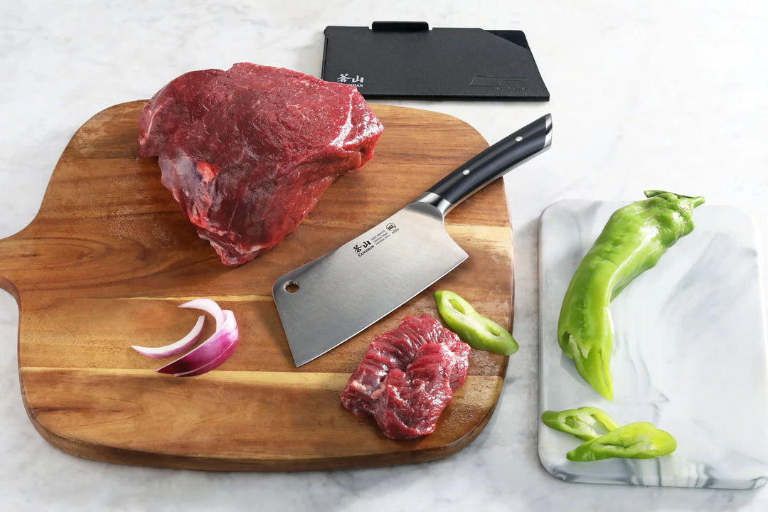 Helena Series 6" Meat Cleaver with Sheath