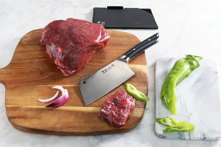 Helena Series 6" Meat Cleaver with Sheath