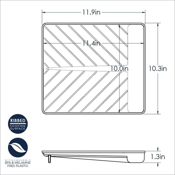 Large Slanted Bacon Tray or Food Defroster