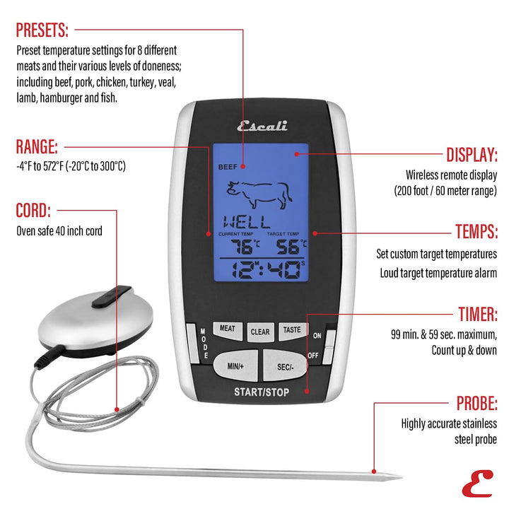 Wireless Thermometer & Timer