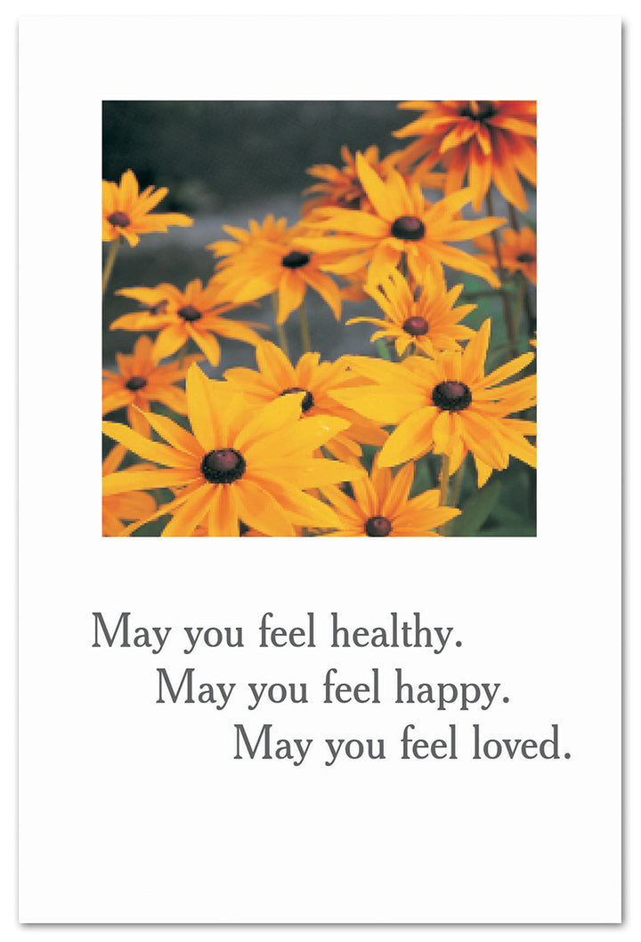 Bunch of Black Eyed Susans Feel Better Card