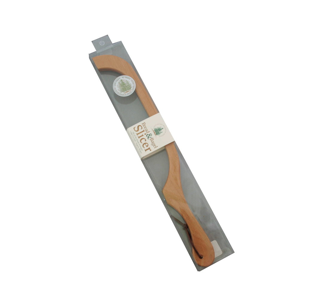 Out of the Woods Bread & Bagel Slicer - Natural Alder Finish