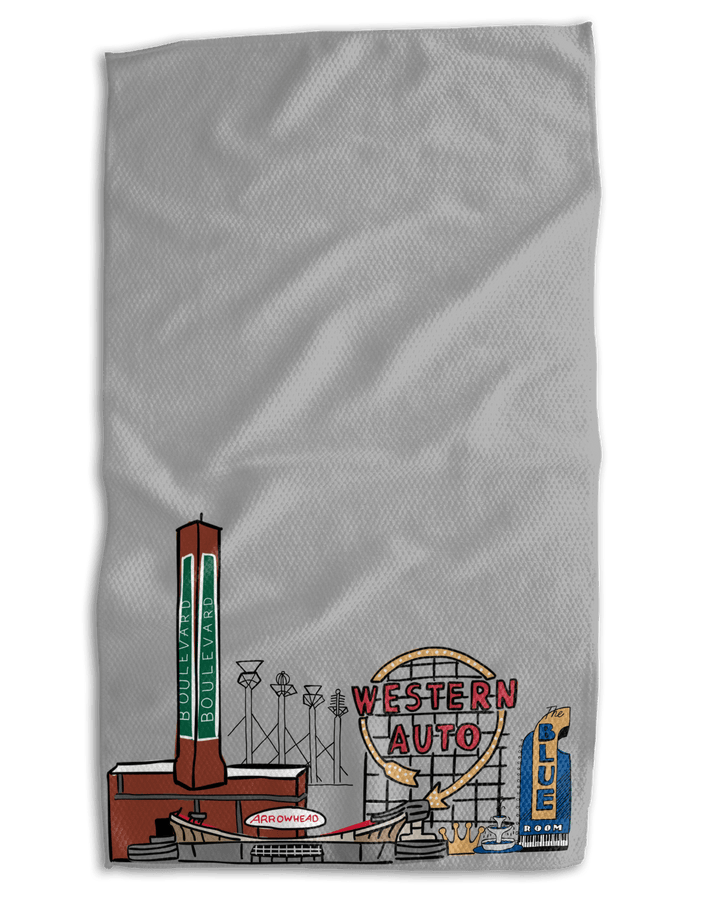 KC City Proud Double-Sided Kitchen Towel