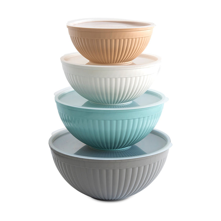 Nordicware 8-Piece Covered Mixing Bowl Set