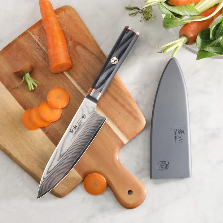 Yari Series 6" Chef's Knife with Sheath