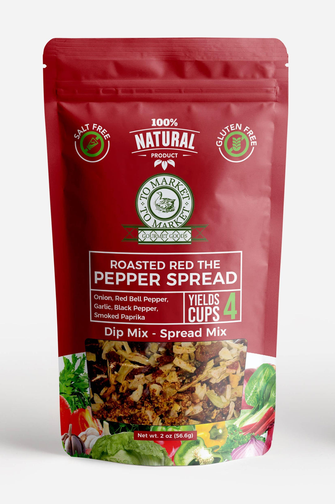 Roasted Red the Pepper Spread Dip Mix