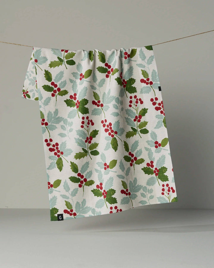 Holly Lane Luxe Kitchen Towel - Holiday 2026