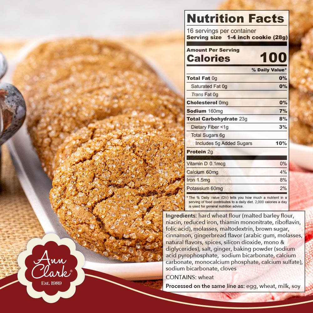Premium Gingerbread Cookie Mix, 16 oz