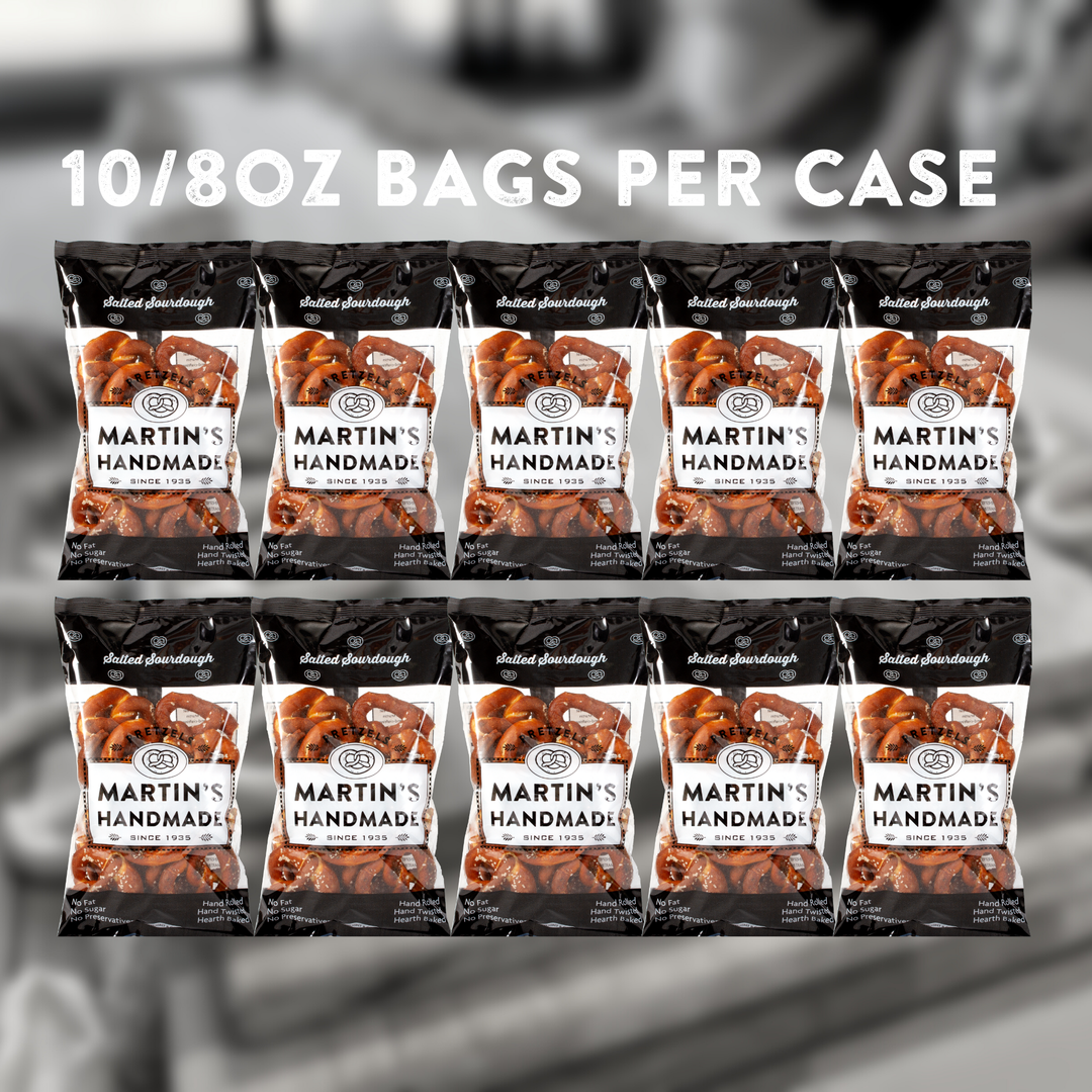 Handmade Sourdough Pretzels, Salted, 8oz Bag
