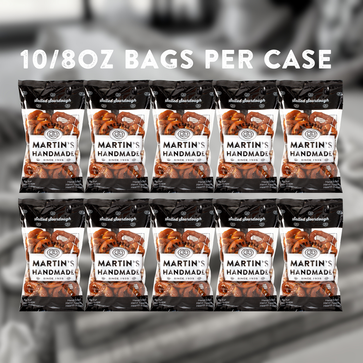 Handmade Sourdough Pretzels, Salted, 8oz Bag