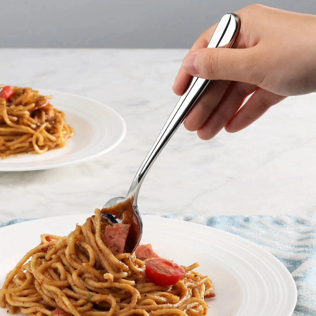 Rain II Series Stainless Steel Forged Serving Fork