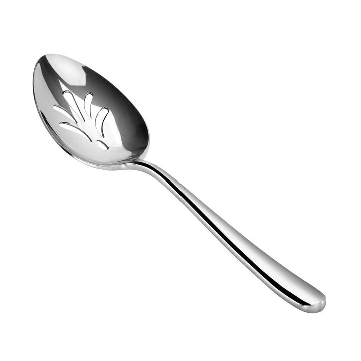 Rain II Series Stainless Steel Forged Slotted Serving Spoon