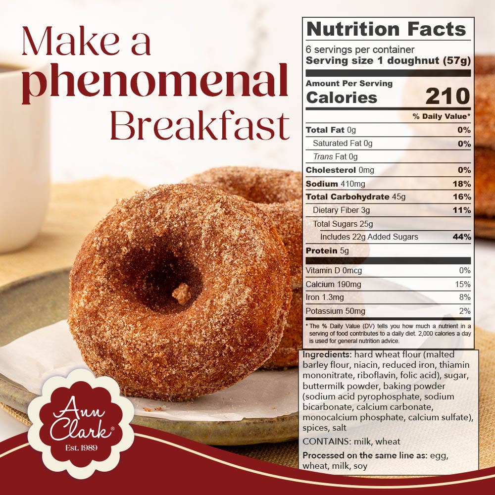 Cinnamon Sugar Doughnut Mix, 12 oz