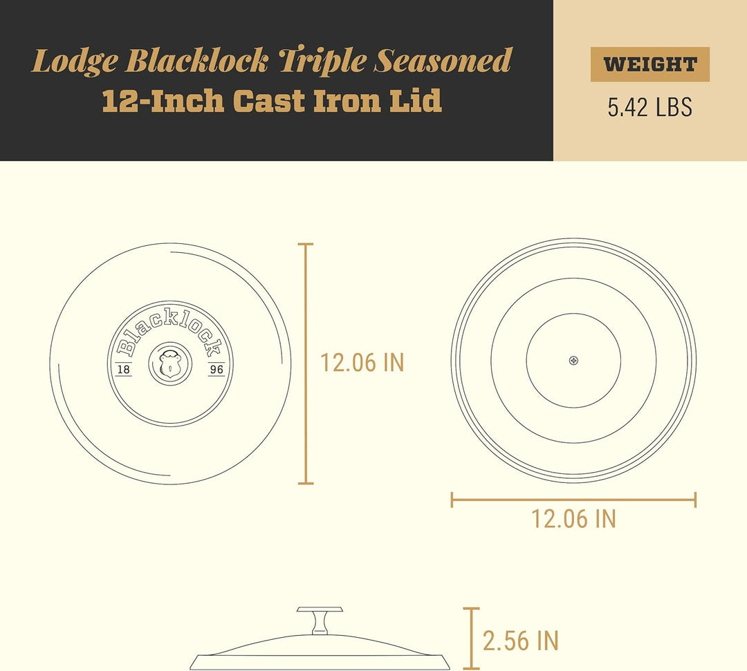 Lodge 12"Blacklock Lid