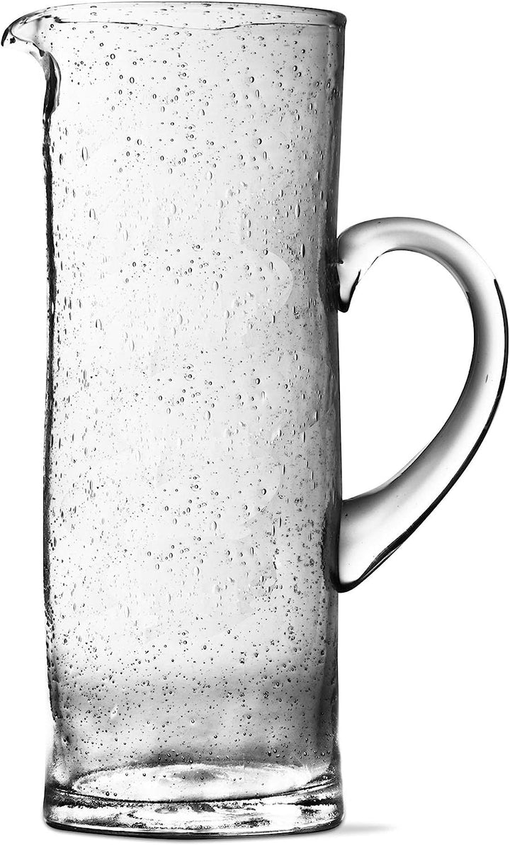 TAG Bubble Glass Tall Pitcher - Clear