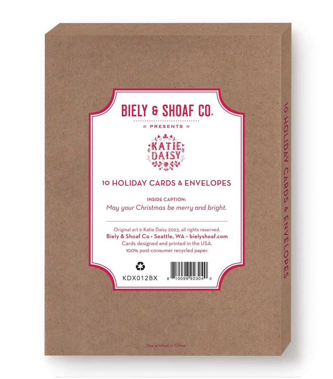 Oh Christmas Tree Boxed Holiday Cards - Set of 10