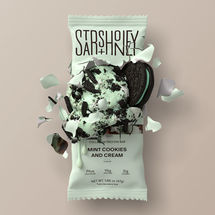 Mint Cookies and Cream Protein Bar