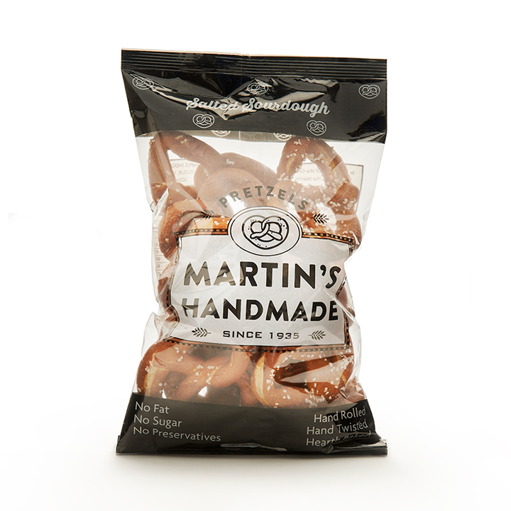 Handmade Sourdough Pretzels, Salted, 8oz Bag