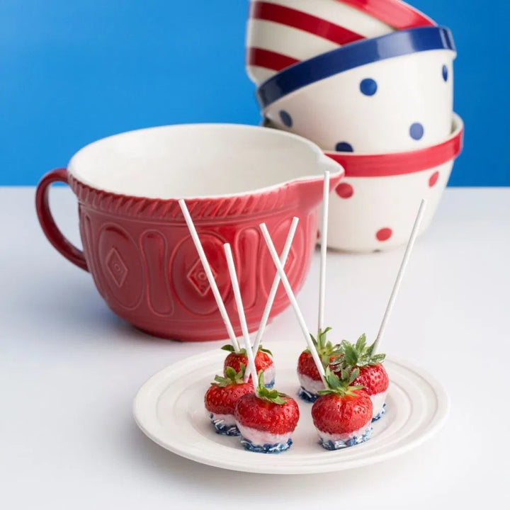 Mason Cash Red Cane Batter Bowl