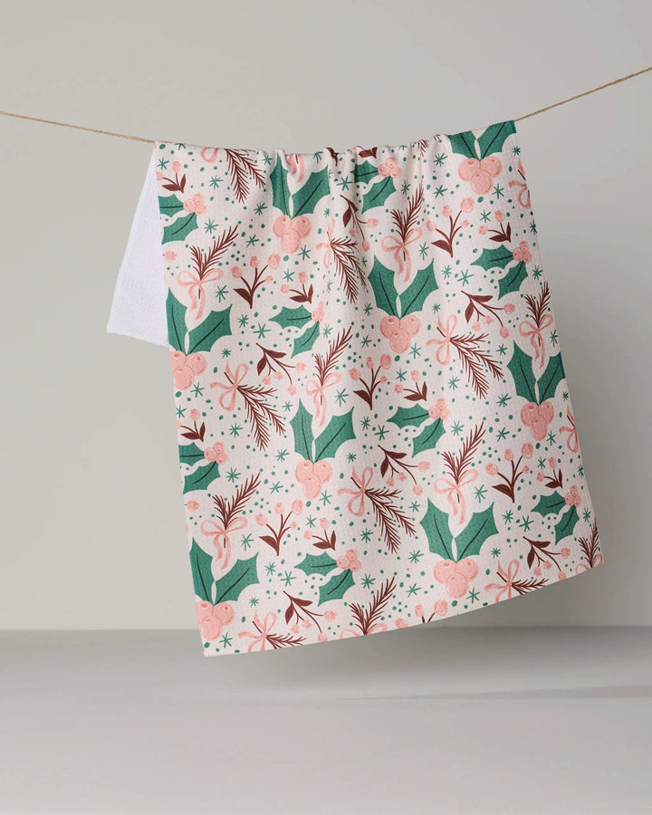 Sugarplum Florals Tea Towel - Holiday 2026
