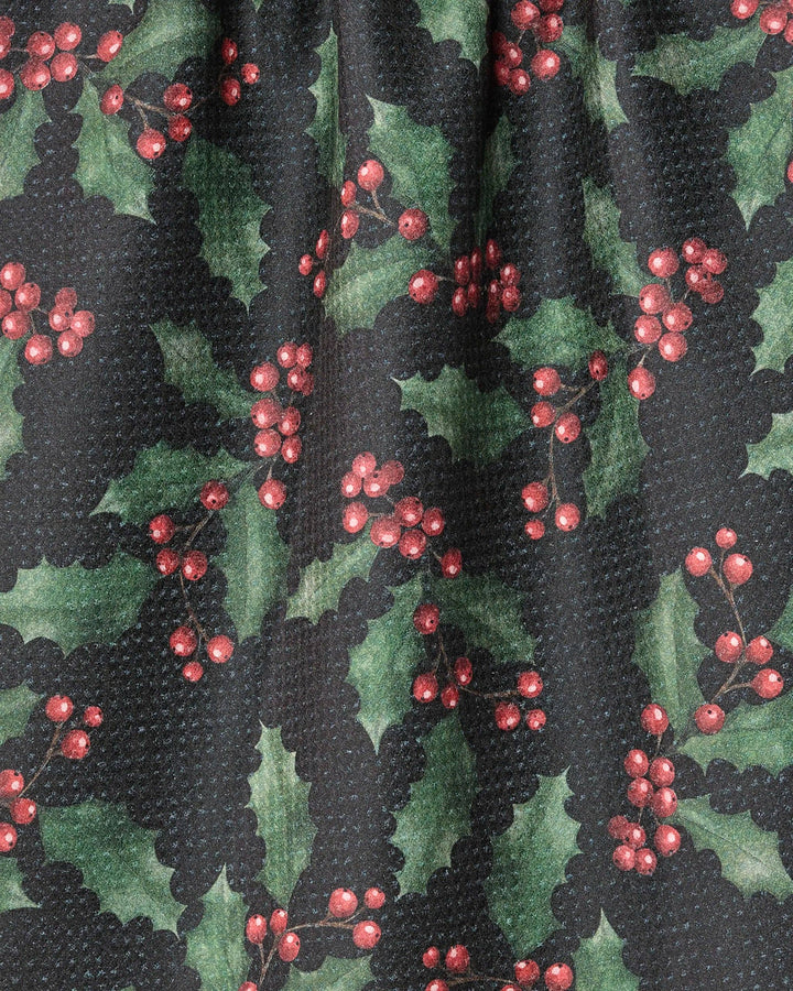 Holly Night Tea Towel - Holiday 2026