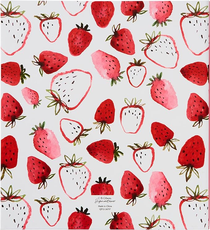 Strawberry Fields Recipe Card Book