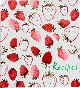 Strawberry Fields Recipe Card Book