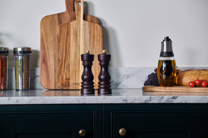 London Chocolate Wood Salt & Pepper Mills