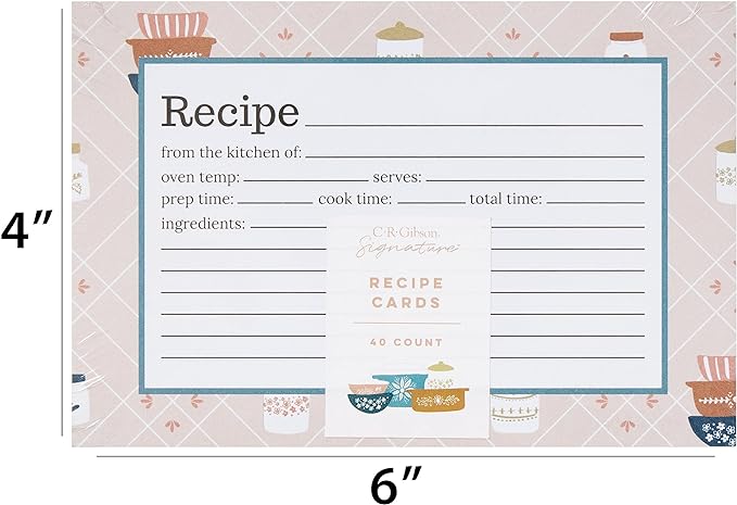 Lily & Val Vintage Bakeware Recipe Cards