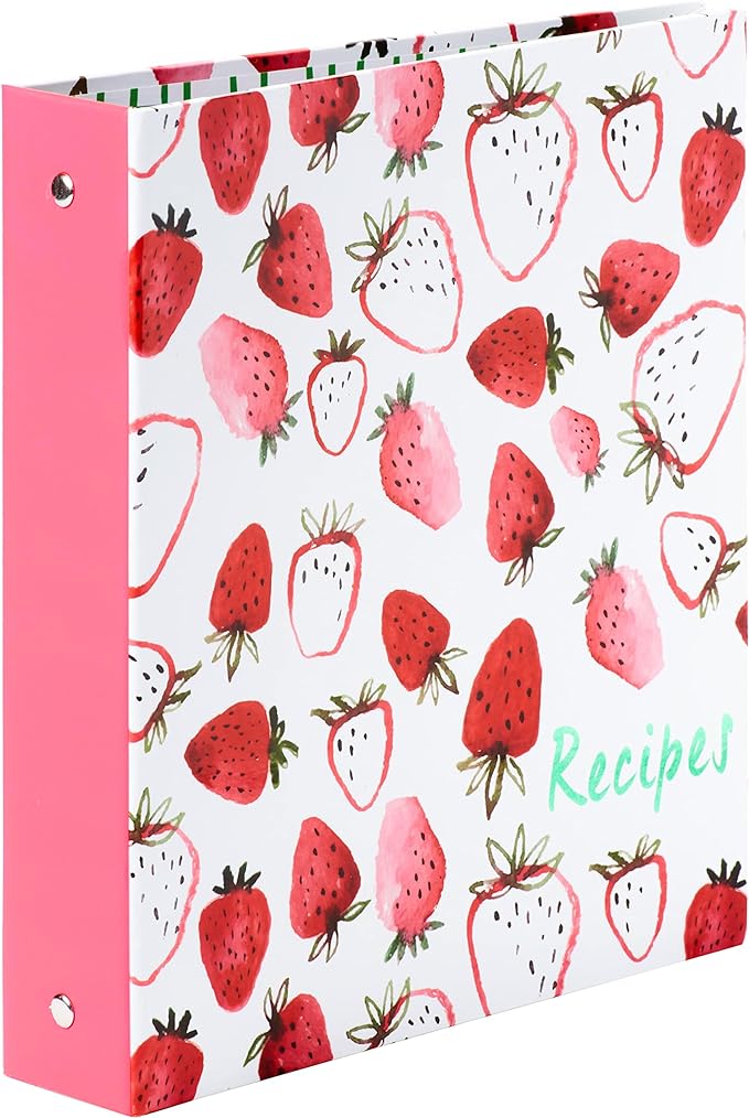 Strawberry Fields Recipe Card Book