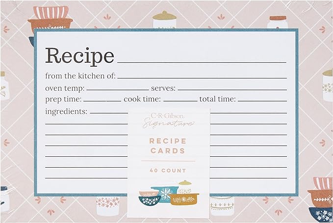 Lily & Val Vintage Bakeware Recipe Cards