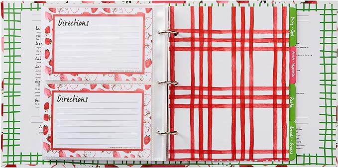 Strawberry Fields Recipe Card Book