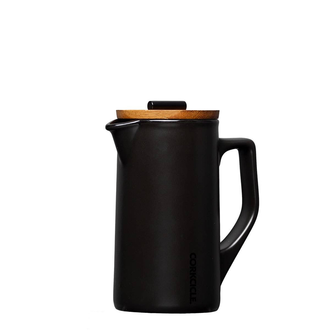Ceramic French Press, Matte Black