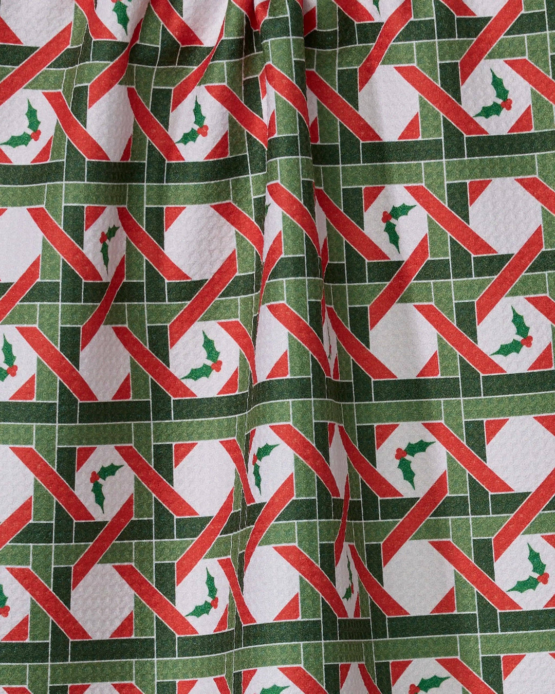 Yuletide Lattice Kitchen Tea Towel