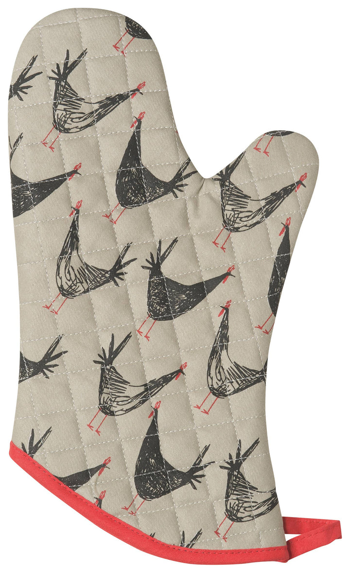 Chicken Scratch Oven Mitt
