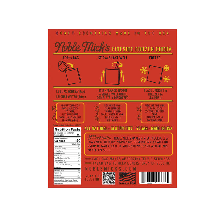 Noble Mick's Frozen Fireside Frozen Cocoa