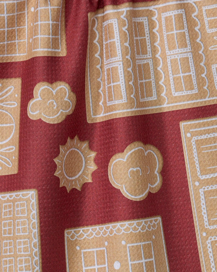 Gingerbread City Tea Towel