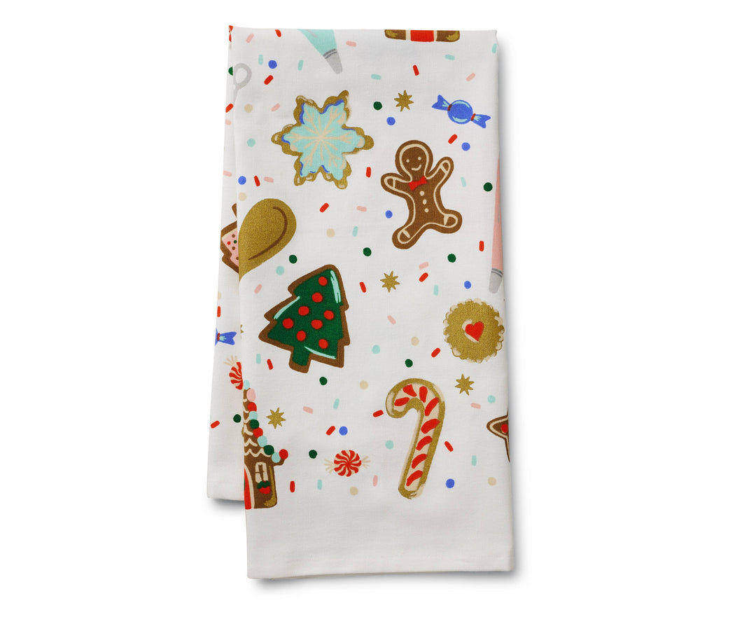 Rifle Paper Co. Christmas Cookies Tea Towel