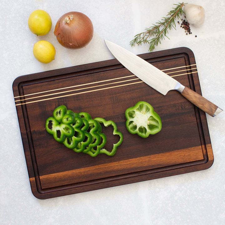 Rock & Branch® Acacia Wood Cutting Board with Juice Groove